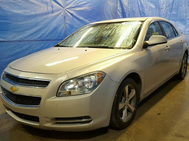 1G1ZC5EU5BF161881 - 2011 CHEVROLET MALIBU 1LT SILVER photo 2