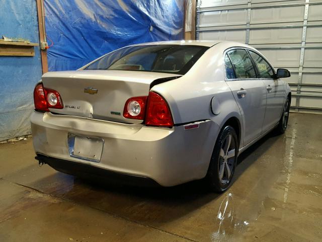 1G1ZC5EU5BF161881 - 2011 CHEVROLET MALIBU 1LT SILVER photo 4