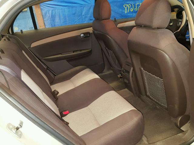 1G1ZC5EU5BF161881 - 2011 CHEVROLET MALIBU 1LT SILVER photo 6