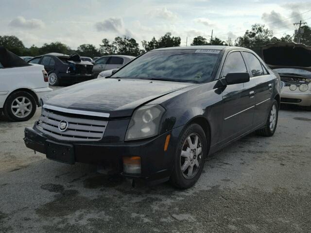 1G6DP567250144724 - 2005 CADILLAC CTS BLACK photo 2