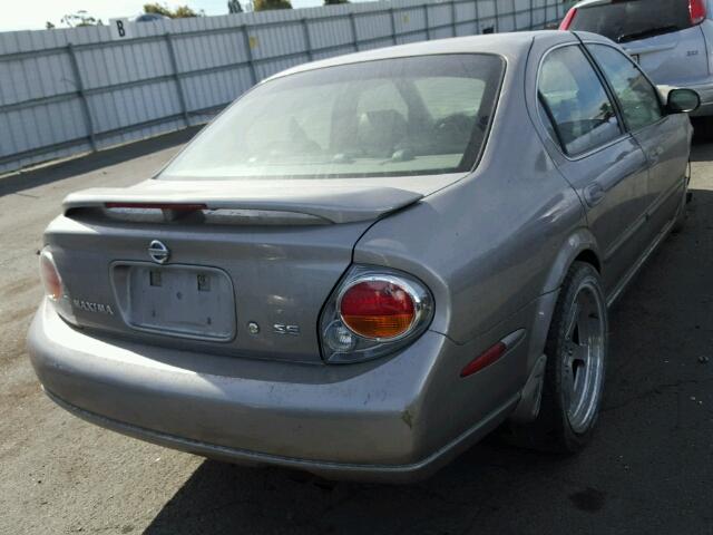 JN1DA31A22T321291 - 2002 NISSAN MAXIMA GLE GRAY photo 4