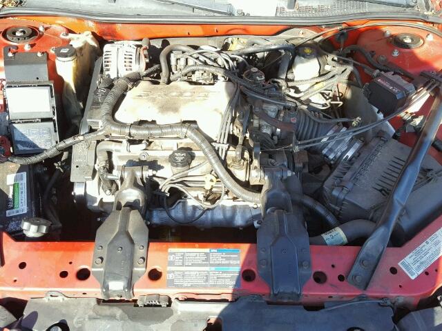 2G1WF52E759121127 - 2005 CHEVROLET IMPALA RED photo 7