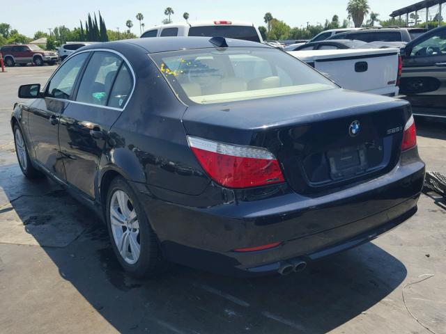 WBANV1C5XAC157049 - 2010 BMW 528 XI BLUE photo 3