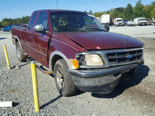 1FTDX1768VND23459 - 1997 FORD F150 BURGUNDY photo 1