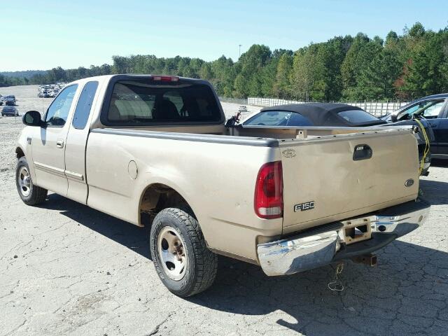 1FTRX17L7YNB91083 - 2000 FORD F150 GOLD photo 3