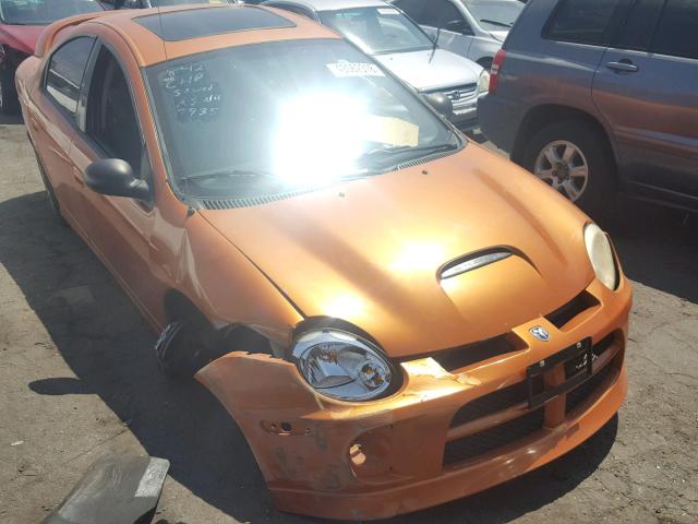 1B3AS66S55D237935 - 2005 DODGE NEON SRT-4 ORANGE photo 1