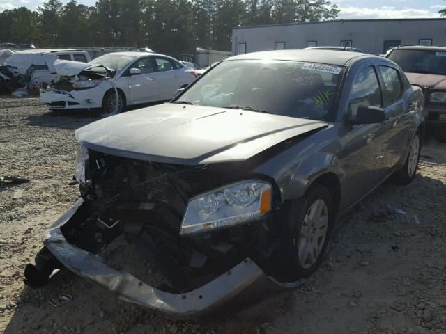 1C3CDZAB6DN650471 - 2013 DODGE AVENGER SE GRAY photo 2