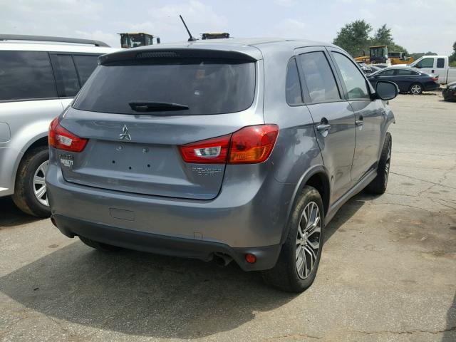 JA4AP3AU3GZ062009 - 2016 MITSUBISHI OUTLANDER GRAY photo 4