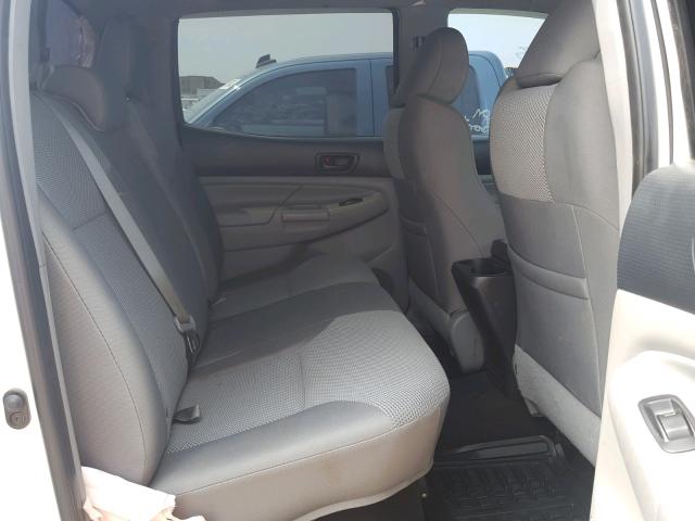 5TFLU4EN7DX074316 - 2013 TOYOTA TACOMA DOU თეთრი ფოტო 6