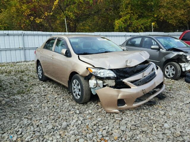 2T1BU4EE7CC795633 - 2012 TOYOTA COROLLA BA BEIGE photo 1