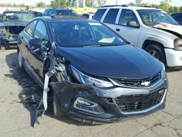 1G1BE5SM5H7165013 - 2017 CHEVROLET CRUZE BLACK photo 1