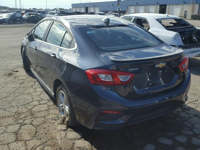 1G1BE5SM5H7165013 - 2017 CHEVROLET CRUZE BLACK photo 3