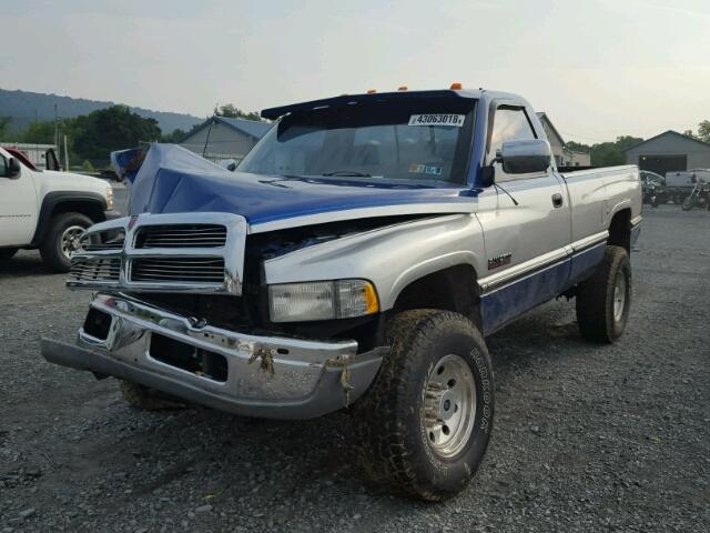 1B7KF26C1TJ202767 - 1996 DODGE RAM 2500 TWO TONE photo 2