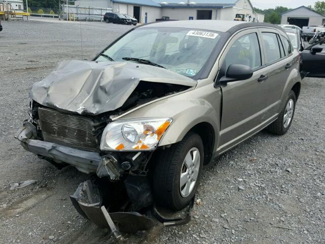 1B3HB28BX7D235637 - 2007 DODGE CALIBER GOLD photo 2