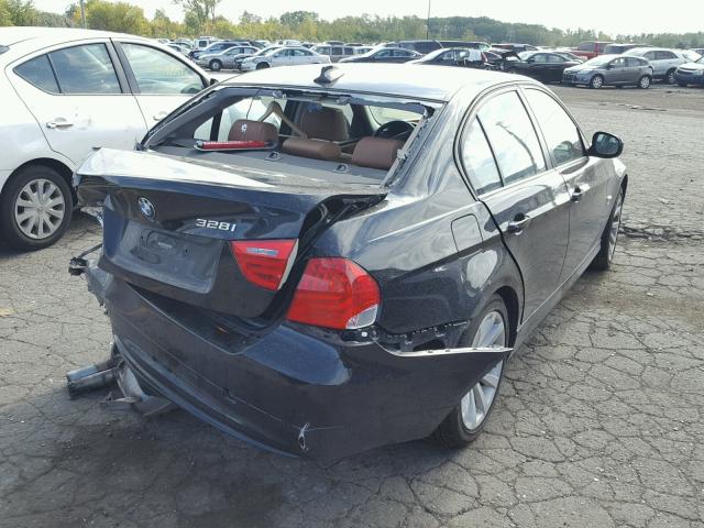 WBAPK7C56BF083651 - 2011 BMW 328 BLACK photo 4