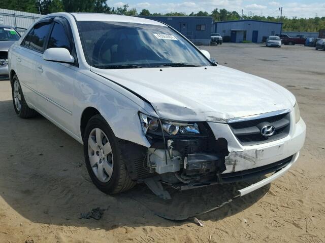 5NPET46C58H317180 - 2008 HYUNDAI SONATA WHITE photo 1