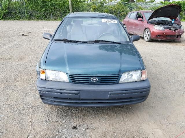 JT2BC53L4W0318174 - 1998 TOYOTA TERCEL CE GREEN photo 9