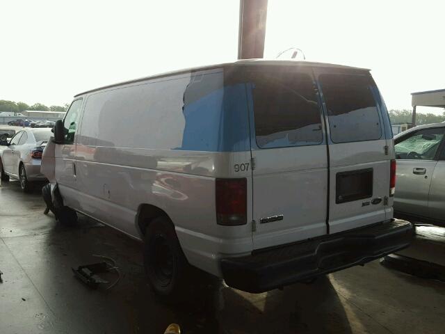 1FTNE1EW7ADA56201 - 2010 FORD ECONOLINE WHITE photo 3