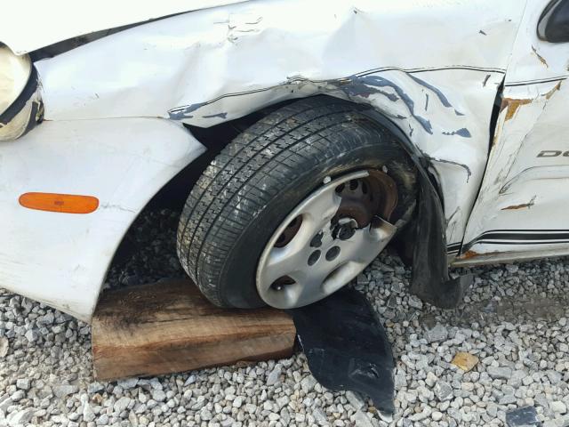 1B3ES46C4YD857842 - 2000 DODGE NEON BASE WHITE photo 9