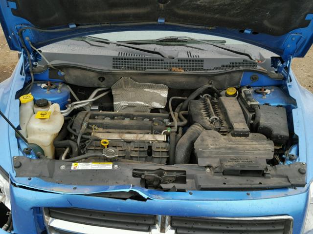 1B3HB48B18D718124 - 2008 DODGE CALIBER BLUE photo 7