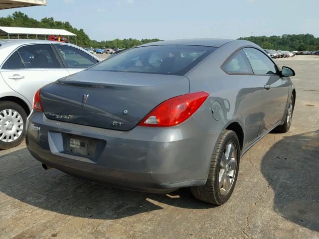 1G2ZH17N584186733 - 2008 PONTIAC G6 GT GRAY photo 4