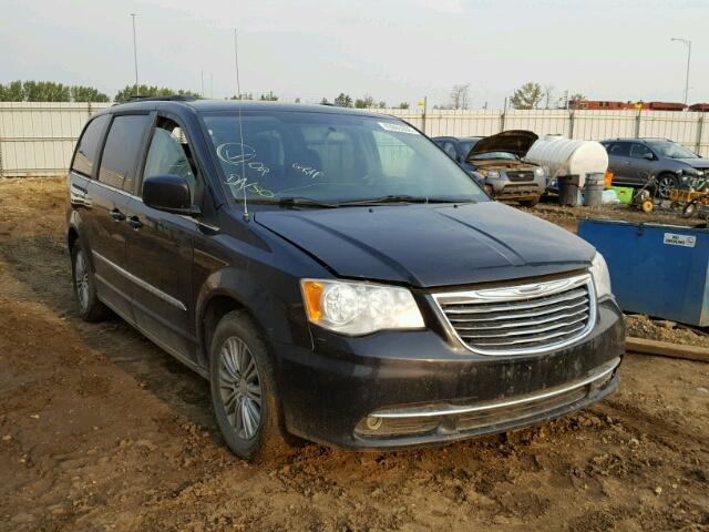 2C4RC1CG2ER188210 - 2014 CHRYSLER TOWN & COU BLACK photo 1