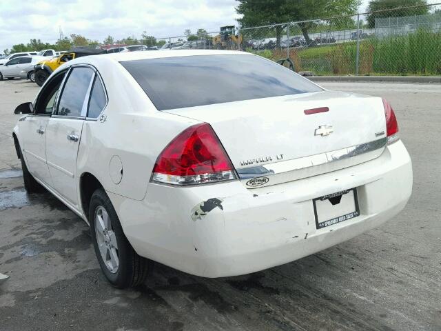 2G1WT55K679135064 - 2007 CHEVROLET IMPALA LT WHITE photo 3