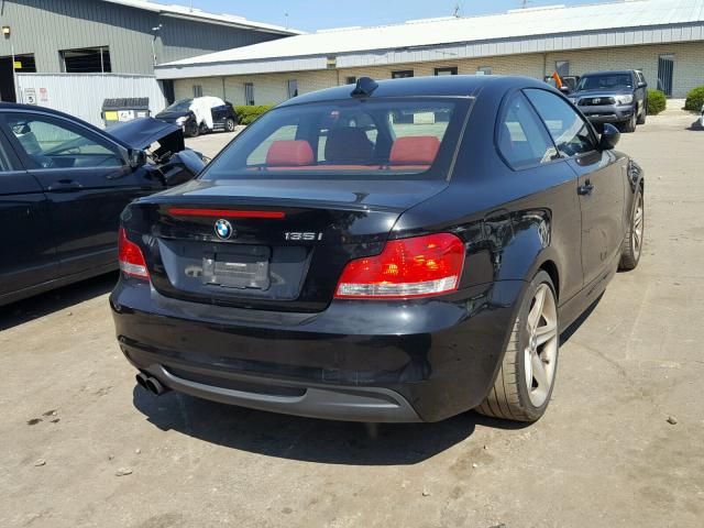 WBAUC73558VF23506 - 2008 BMW 135 I BLACK photo 4