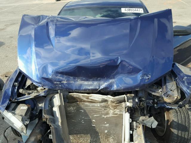 1ZVBP8AM0C5275831 - 2012 FORD MUSTANG BLUE photo 7