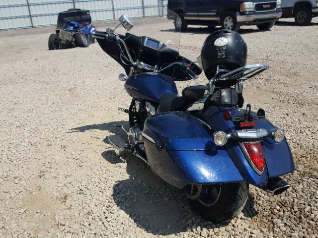 JYAVP32E7DA003369 - 2013 YAMAHA XVS1300 CT BLUE photo 3