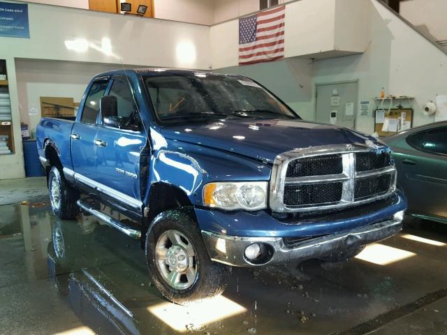 3D7KU28C83G854246 - 2003 DODGE RAM 2500 S BLUE photo 1