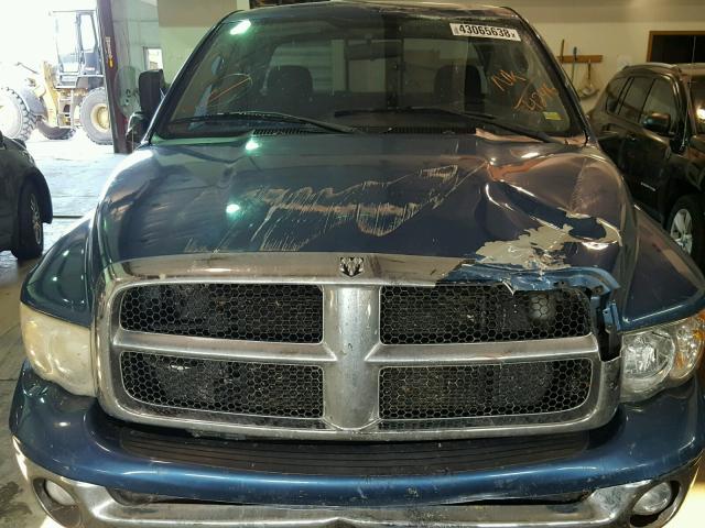 3D7KU28C83G854246 - 2003 DODGE RAM 2500 S BLUE photo 7