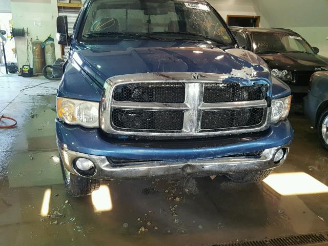 3D7KU28C83G854246 - 2003 DODGE RAM 2500 S BLUE photo 9