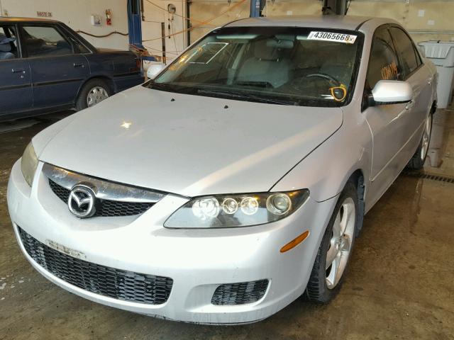 1YVHP80D765M27407 - 2006 MAZDA 6 S SILVER photo 2