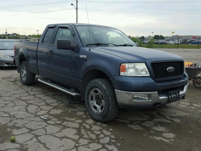 1FTPX14514KD89036 - 2004 FORD F150 BLUE photo 1