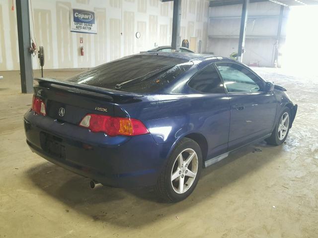JH4DC54844S011601 - 2004 ACURA RSX BLUE photo 4