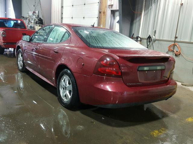 2G2WP552261171606 - 2006 PONTIAC GRAND PRIX MAROON photo 3