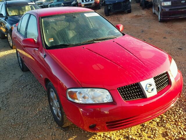 3N1CB51D25L591421 - 2005 NISSAN SENTRA RED photo 1