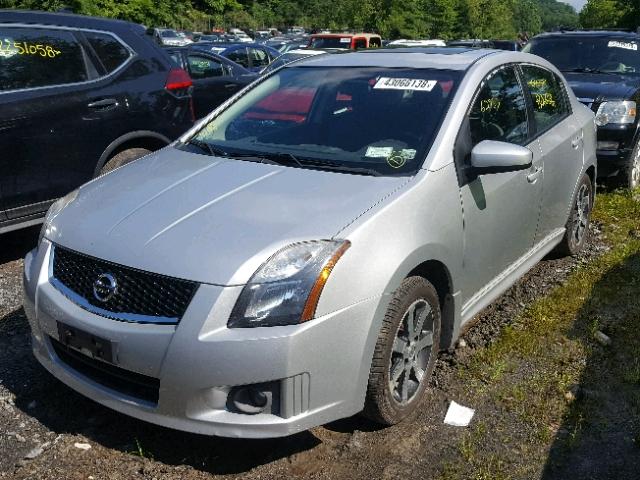 3N1AB6AP5CL612766 - 2012 NISSAN SENTRA 2.0 SILVER photo 2