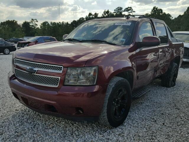 3GNEC12068G188571 - 2008 CHEVROLET AVALANCHE BURGUNDY photo 2