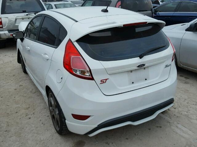 3FADP4GX3EM194900 - 2014 FORD FIESTA ST WHITE photo 3