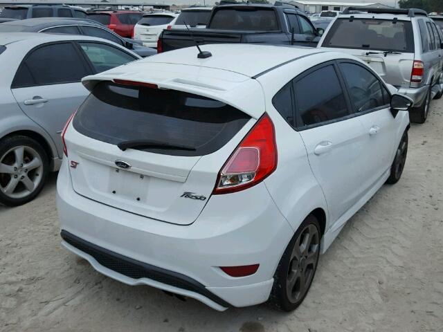 3FADP4GX3EM194900 - 2014 FORD FIESTA ST WHITE photo 4