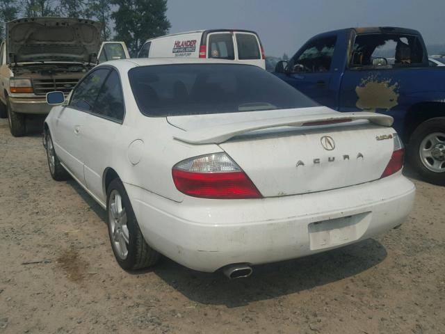 19UYA42643A001788 - 2003 ACURA 3.2CL TYPE WHITE photo 3