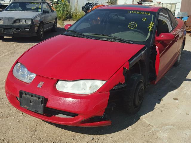 1G8ZR12772Z308983 - 2002 SATURN SC2 RED photo 2