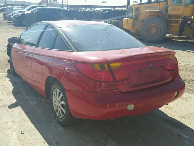 1G8ZR12772Z308983 - 2002 SATURN SC2 RED photo 3