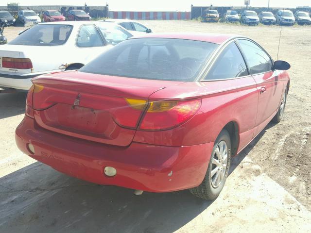 1G8ZR12772Z308983 - 2002 SATURN SC2 RED photo 4