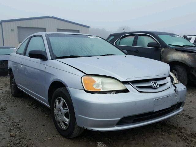 1HGEM22563L033796 - 2003 HONDA CIVIC LX SILVER photo 1