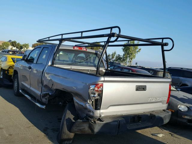 5TFRU5F17EX032919 - 2014 TOYOTA TUNDRA DOU SILVER photo 3