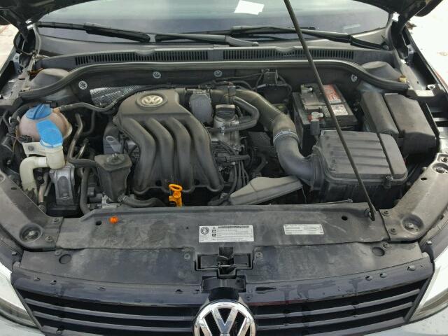 3VW2K7AJXCM418454 - 2012 VOLKSWAGEN JETTA BASE GRAY photo 7