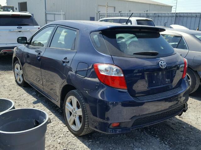 2T1KU4EE8BC593382 - 2011 TOYOTA COROLLA MA BLUE photo 3